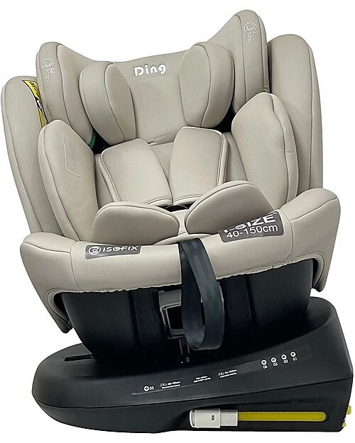 Ding Baby Seggiolino Auto Aiden I-Size - Sabbia - Gruppo 0+/1/2/3 Seggiolini Auto Gruppo 0+/1