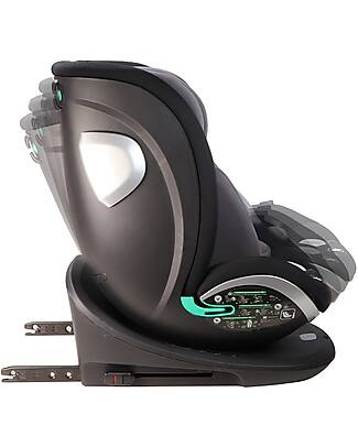 Ding Baby Seggiolino Auto Mace I-Size 360° - Nero e Grigio - Gruppo 0+/1/2/3 Seggiolini Auto Gruppo 0+/1