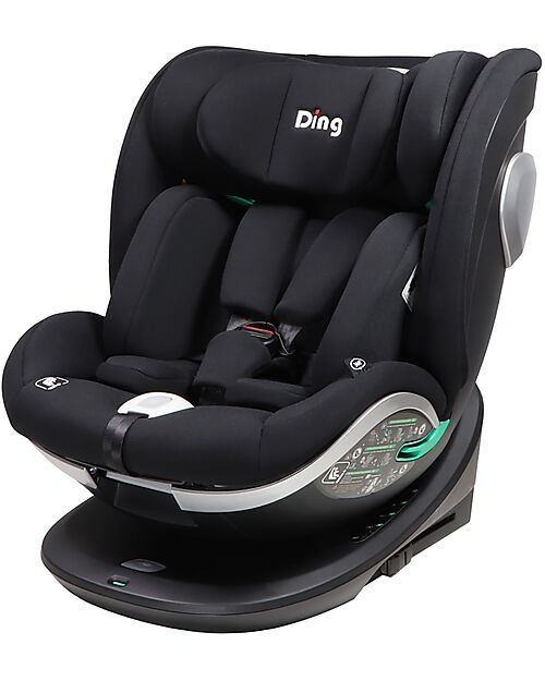 Ding Baby Seggiolino Auto Mace I-Size 360° - Nero - Gruppo 0+/1/2/3 Seggiolini Auto Gruppo 0+/1