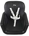 Ding Baby Seggiolone Evolutivo 2 in 1 Daily in Legno - Nero Seggioloni Pappa