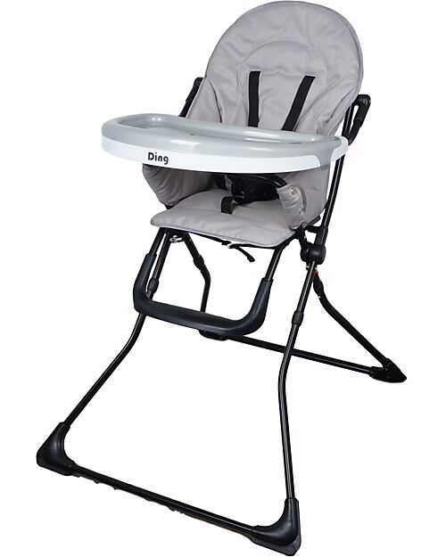 Ding Baby Seggiolone Pieghevole Nemo - Grigio - Ultra Leggero Seggioloni Pappa