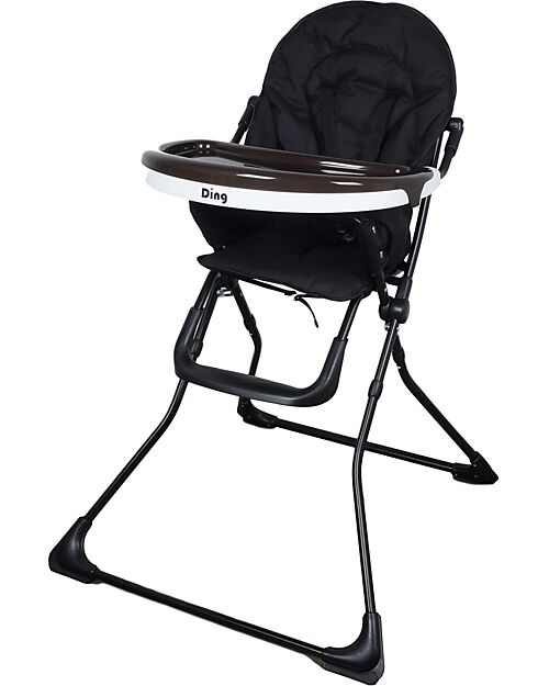 Ding Baby Seggiolone Pieghevole Nemo - Nero - Ultra Leggero Seggioloni Pappa