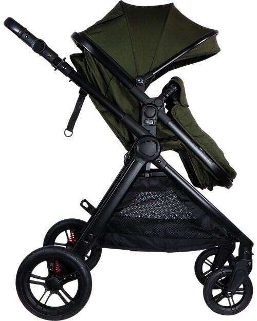Passeggino 3 In 1 GCAREBB Con Seggiolino Auto - Pieghevole A Una Mano, Telaio Alluminio, 0-4 Anni - Foto 9