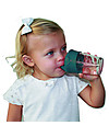 Dis Une Couleur Tappo Sippy Antigoccia Universale con Beccuccio, Pacco da 2 - Verde Petrolio Tazze