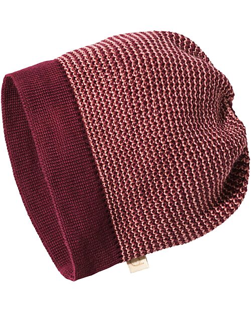 Disana Cappellino Classico - Cassis - 100% lana merino Cappelli Invernali