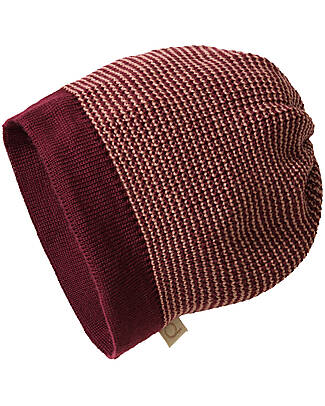 Disana Cappellino Classico - Cassis Rosé - 100% lana merino Cappelli Invernali