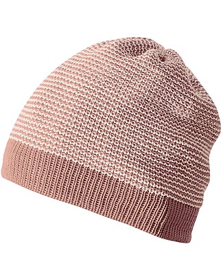 Disana Cappellino Classico - Rosa Naturale - 100% lana merino Cappelli Invernali