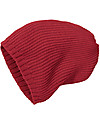 Disana Cappello Lavorato a Maglia - Bordeaux - 100% Lana Merino Cappelli Invernali