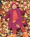 Disana Cappotto Bimba in Lana Cotta, Lampone 6-8 anni Cappotti