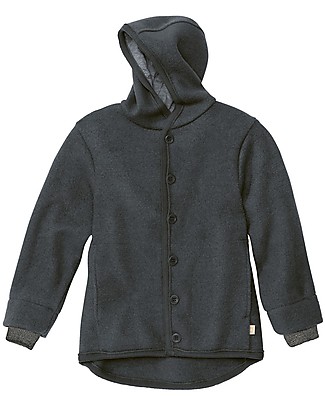 Disana Cardigan in Pura Lana Merino - Antracite Giacche