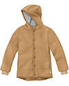 Disana Giacca con Cappuccio - Caramel -100% Lana Merino Bio Certificata GOTS Giacche