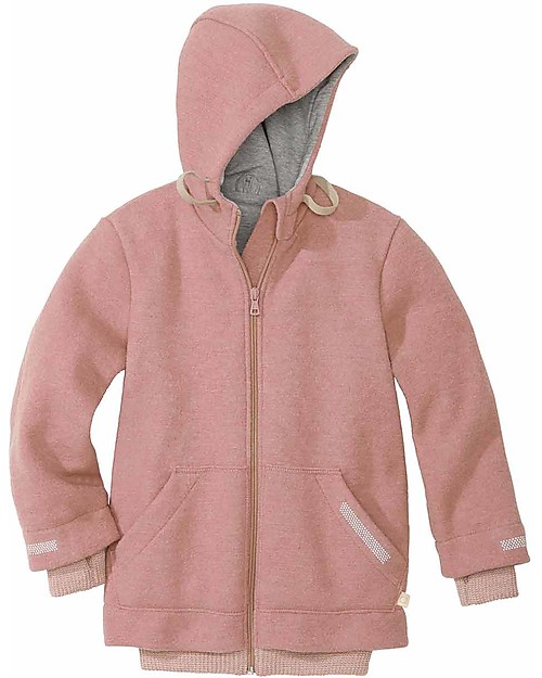 Disana Giaccone Bimba in Lana Cotta, Rosa Giacche