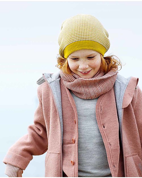 Disana Giaccone Bimba in Lana Cotta, Rosa Giacche