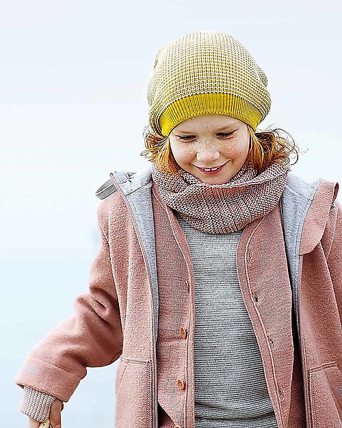Disana Giaccone Bimba in Lana Merino, Rosa Giacche
