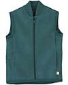 Disana Gilet in Pura Lana Merino - Eucalipto Giacche