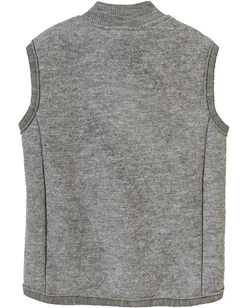 Disana Gilet in Pura Lana Merino - Grigio Giacche