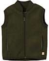 Disana Gilet in Pura Lana Merino - Verde Oliva Giacche