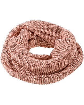 Disana Girocollo in Lana Merino - Rosa Naturale - Taglia Bambina o Donna Sciarpe e Mantelle