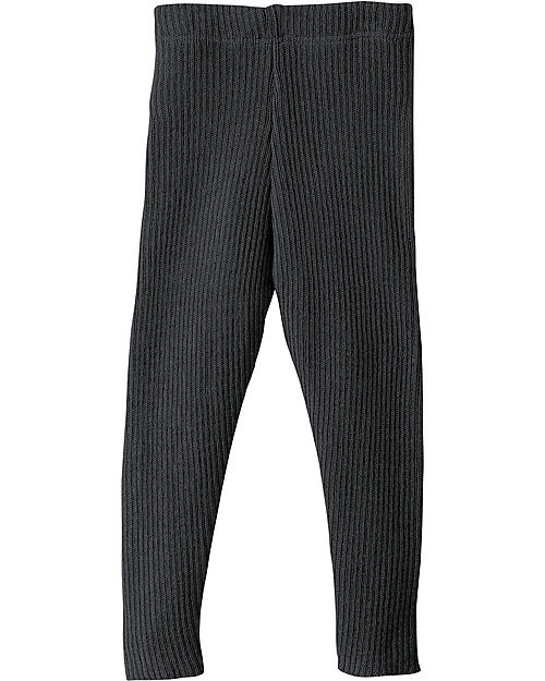 Disana Leggings in Maglia - Antracite - 100% Lana Merino Bio Certificata GOTS Leggings