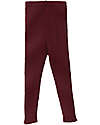 Disana Leggings in Maglia - Cassis - 100% Lana Merino Bio Certificata GOTS Leggings