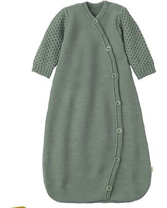 Disana Sacco Nanna a Maniche Lunghe - Verde Giada - Lana Merino Bio - TOG 1.7 Sacchi Nanna