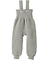 Disana Salopette in Maglia - Grigio - 100% Lana Merino Bio Salopette