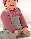 Disana Salopette in Maglia - Grigio - 100% Lana Merino Bio Salopette