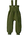 Disana Salopette in Maglia - Verde Oliva - 100% Lana Merino Bio Certificata GOTS Salopette