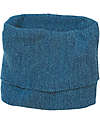 Disana Sciarpa a Tubo - Blu Navy Verde Acqua - 100% Lana Merino Bio Certificata GOTS Sciarpe