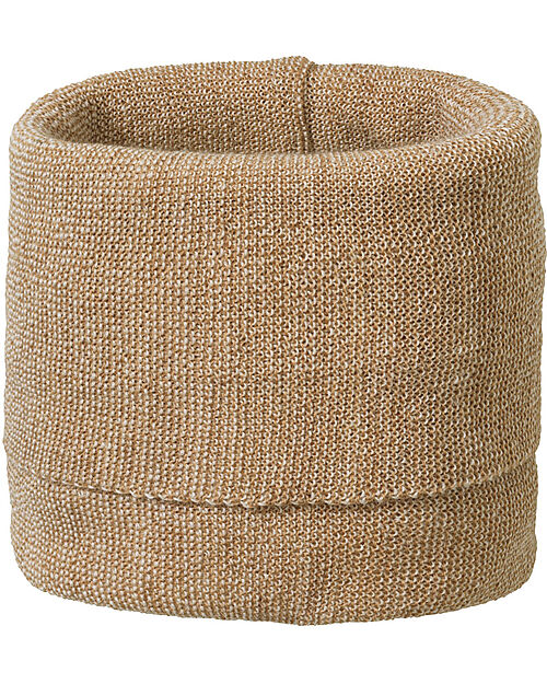 Disana Sciarpa a Tubo - Caramel Natural - 100% Lana Merino Bio Certificata GOTS Sciarpe