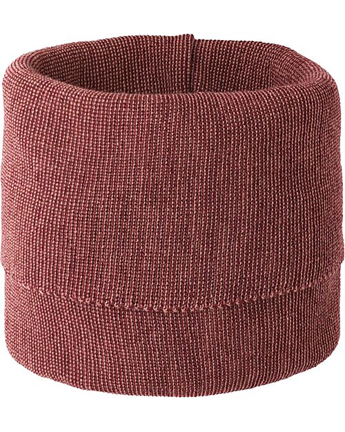 Disana Sciarpa a Tubo - Cassis - Rosa - 100% Lana Merino Bio Certificata GOTS Sciarpe