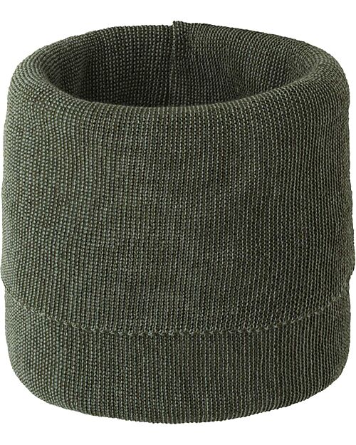 Disana Sciarpa a Tubo - Verde Oliva - 100% Lana Merino Bio Certificata GOTS Sciarpe