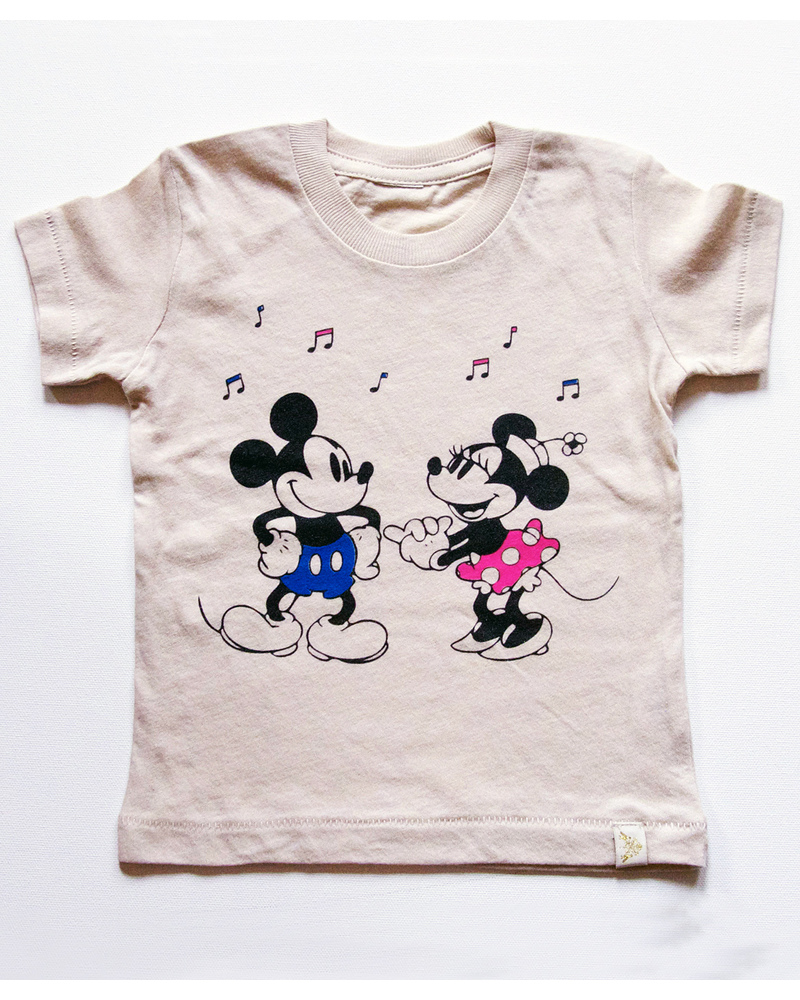 Disney e Atsuyo et Akiko T Shirt Topolino â™¥ Minnie Disney Cotone Bio T