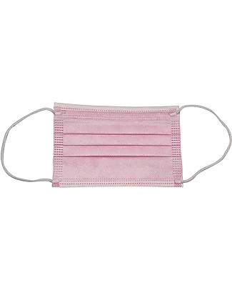Dispositivi di Protezione Individuale 10 x Mascherine Filtranti Monouso Rosa per Bambine - Tipo 2R - 3 Strati - Made in Italy Mascherine di Protezione Individuale_