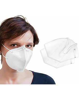 Dispositivi di Protezione Individuale 2 x Mascherine Filtranti KN95 (filtraggio equivalente FFP2) - 4 strati - Certificazione CE e FDA Mascherine di Protezione Individuale