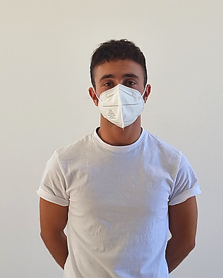 Dispositivi di Protezione Individuale 25 x Mascherine Filtranti FFP2 - Bianco - Certificazione CE Mascherine di Protezione Individuale_