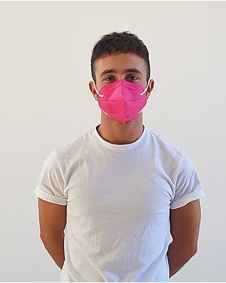 Dispositivi di Protezione Individuale 25 x Mascherine Filtranti FFP2 - Fucsia - Certificazione CE Mascherine di Protezione Individuale_