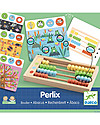 Djeco Abaco Perlix con Schede per Contare - Educativo e Divertente Giochi STEM