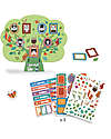 Djeco Albero Genealogico da Creare - con Adesivi - 4+ Kit Fai Da Te