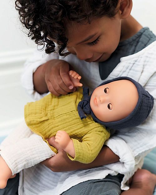 Djeco Bambola Camomille - 32cm - con Abiti Realistici - Collezione Pomea Bambole