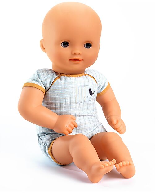 Djeco Bambola Camomille - 32cm - con Abiti Realistici - Collezione Pomea Bambole