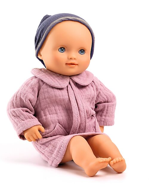 Djeco Bambola Dalhia - 32cm - con Abiti Realistici - Collezione Pomea Bambole