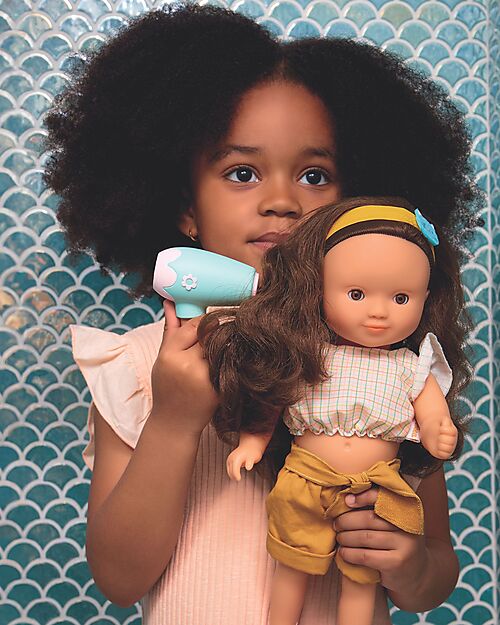 Djeco Bambola 'Lovely Josephine' con Capelli Pettinabili, Abiti e Accessori - 32cm Bambole