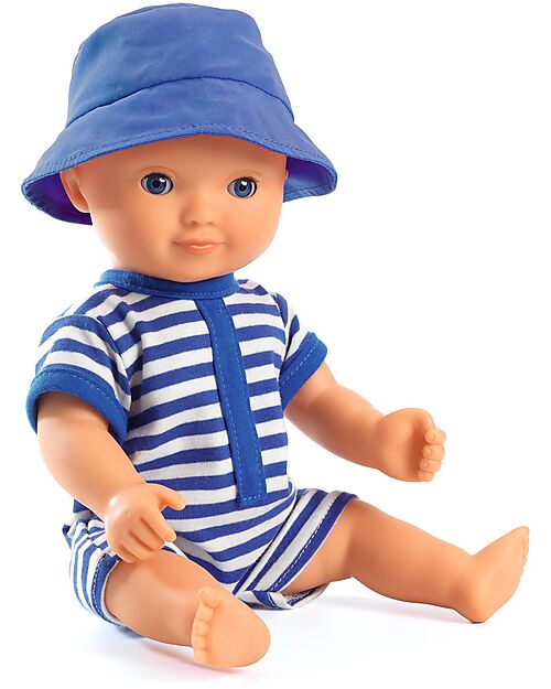 Djeco Bambola Olive - 32cm - con Abiti Realistici - Collezione Pomea Bambole