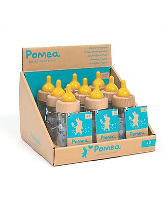 Djeco Biberon Magico per Bambole Pomea - Plastica PET e Legno Certificato - 2+ Anni Far finta di