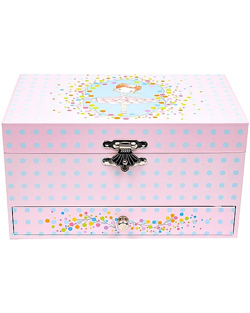 Djeco Carillon Portagioie con Cassetto e Specchietto - Ballerina Carillon