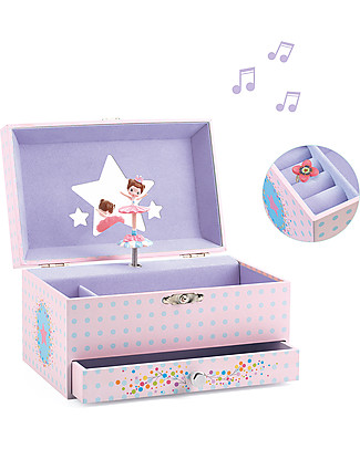 Djeco Carillon Portagioie con Cassetto e Specchietto - Ballerina Carrilon