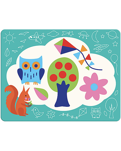 Djeco Cartoncini Magici da Colorare con Penna ad Acqua - Magic Scribbles Disegnare e Colorare