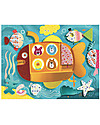 Djeco Collage per Bambini - Foam Fun - Include Fogli Adesivi Giochi Creativi