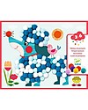 Djeco Collage per Bambini - Un'esplosione di Pompon! Giochi Creativi